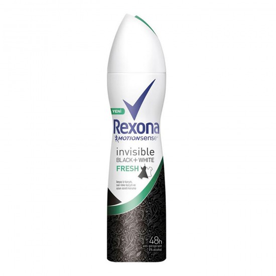 Rexona Invisible Black White Fresh 48h Kadın Deodorant 150 Ml