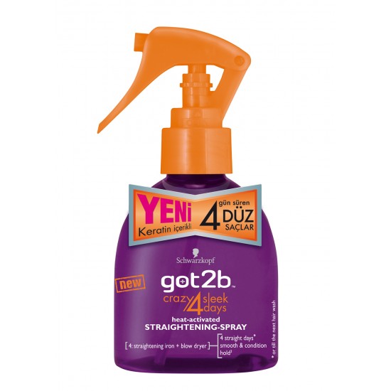 Schwarzkopf Got2b Straight 4 Gün Boyunca Düzleştirici Sprey 200 ML Schwarzkopf Got2b Straight 4 Gün Boyunca Düzleştirici Sprey 200 ML
