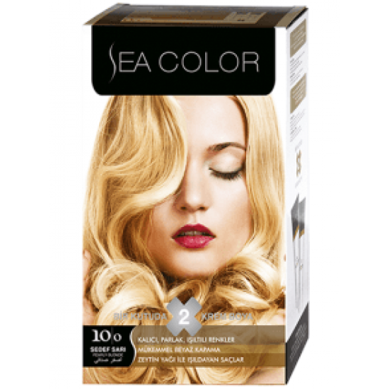 Sea Color Kit Saç Boyası 10-0 Sedef Sarı