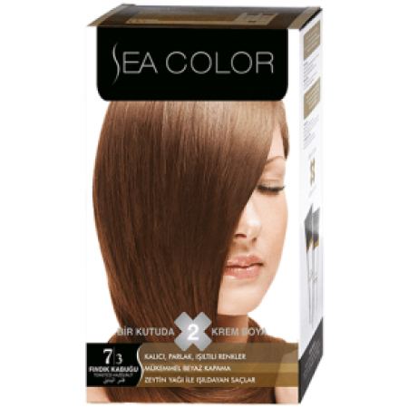 Sea Color Kit Saç Boyası 7-3 Fındık Kabuğu
