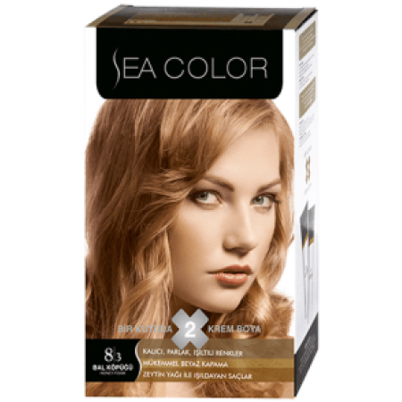Sea Color Kit Saç Boyası 8-3 Bal Köpüğü