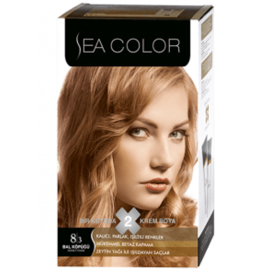 Sea Color Kit Saç Boyası 8-3 Bal Köpüğü