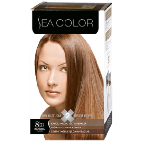 Sea Color Kit Saç Boyası 8-73 Karamel
