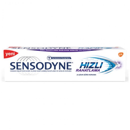 Sensodyne Hızlı Rahatlama Beyazlatıcı Diş Macunu 75 ML