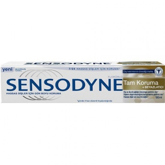 Sensodyne Tam Koruma Ve Beyazlatıcı Diş Macunu 75 ML