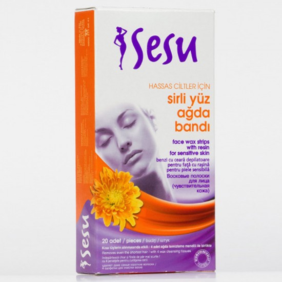 Sesu Sir Ağda Bandı Hassas Ciltler İçin 20 Adet