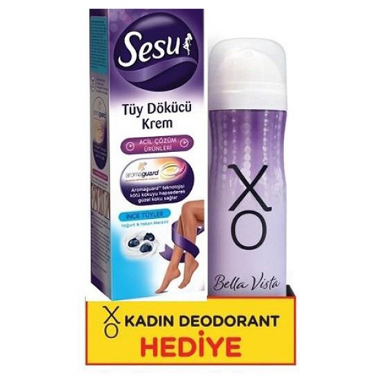 SESU TÜY DÖKÜCÜ KREM 100GR+DEO İNCE