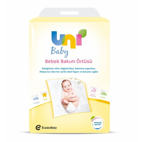 Uni Baby Bebek Bakım Örtüsü 10 Lu