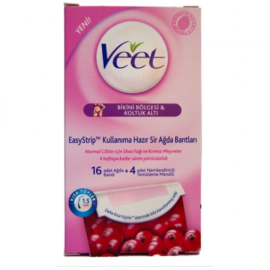 Veet Ağda Bandı Bikini Koltuk Altı 16lı