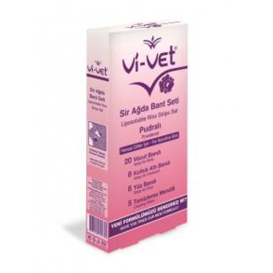 Vi-Vet Sir Ağda Bandı Pudralı 41 Parça