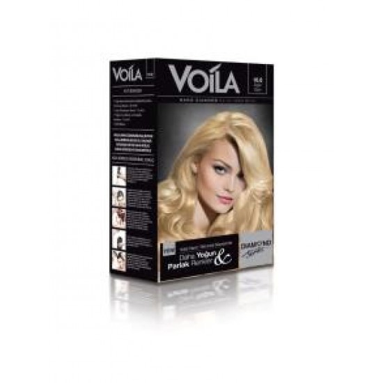 Voila Nano Diamond Saç Boyası 10.0 Açık Sarı